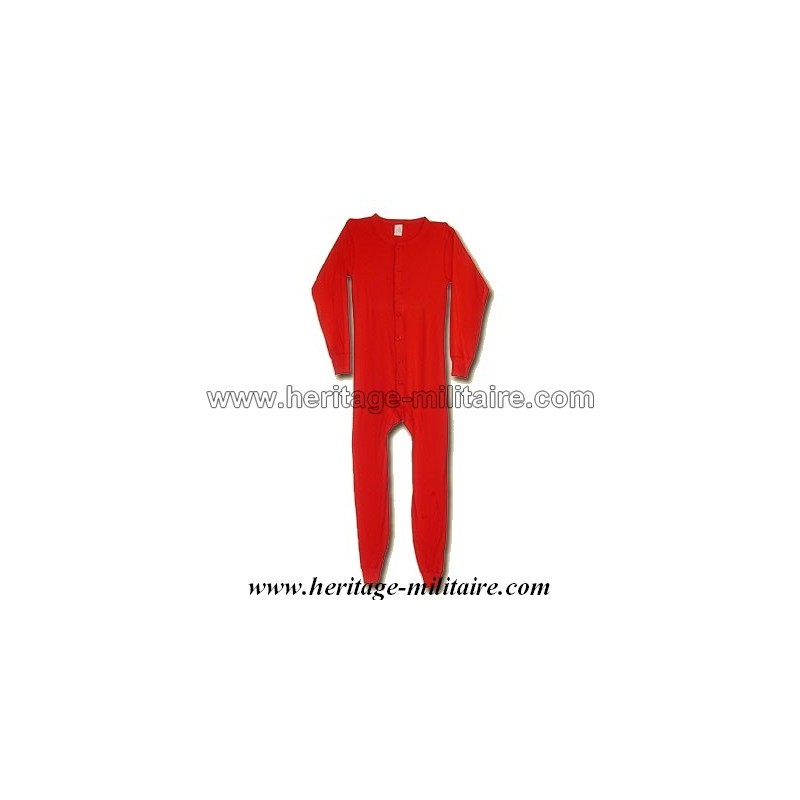 Long John underwear red