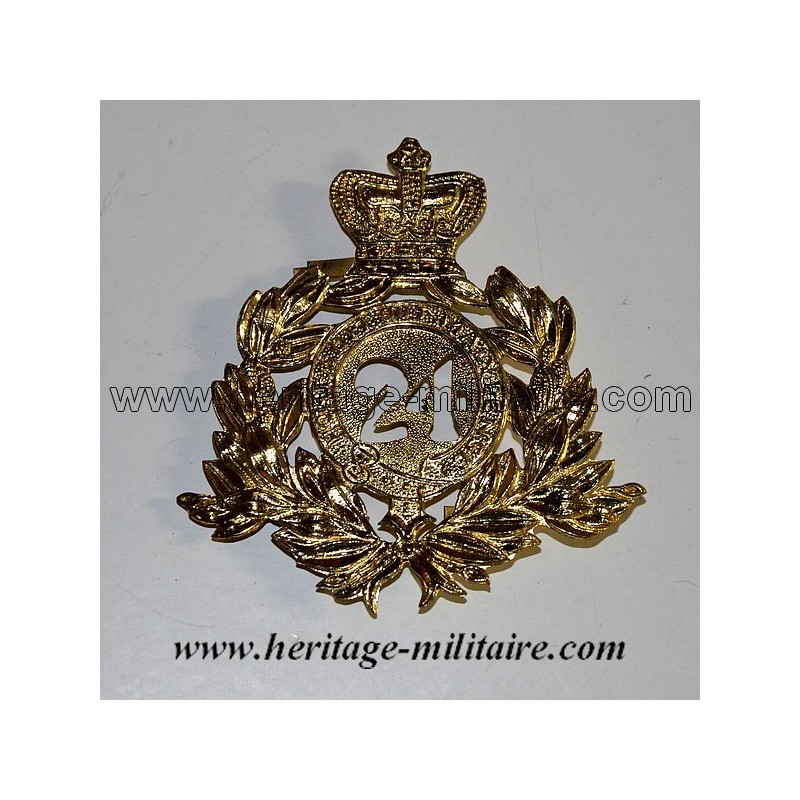 Insigne de casque Britannique du "24ème régiment à pied" 1879