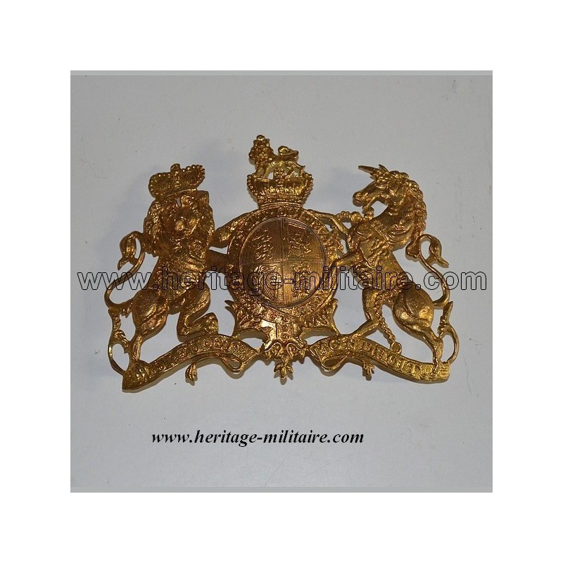 Large plate British officer