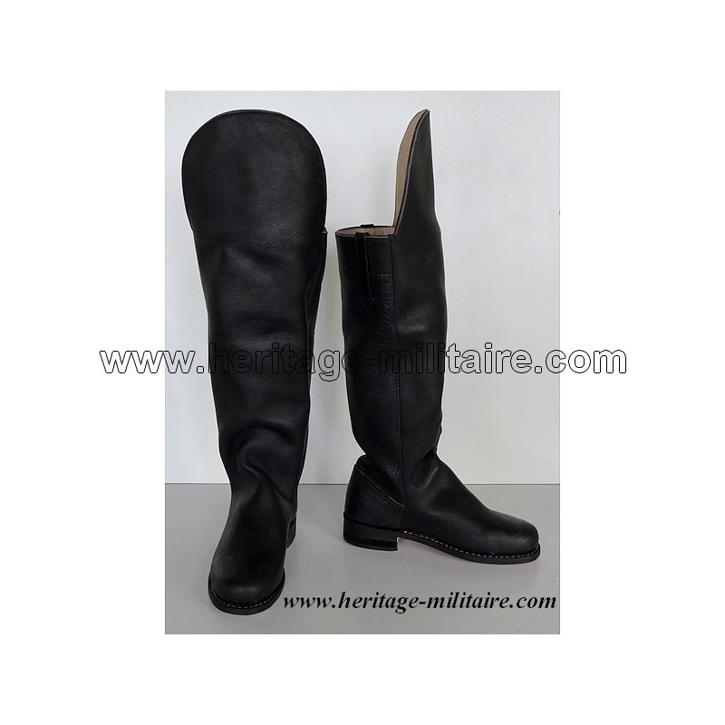 Cavalry boots model n°2 with round toe