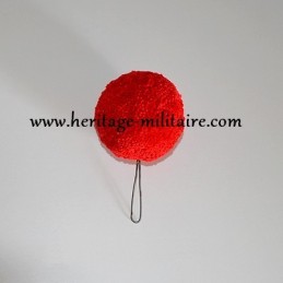 Pompom rouge pour shako