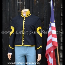 Set uniforme de cavalier "Shell Jacket Cavalery 1854 - 1871" Union.