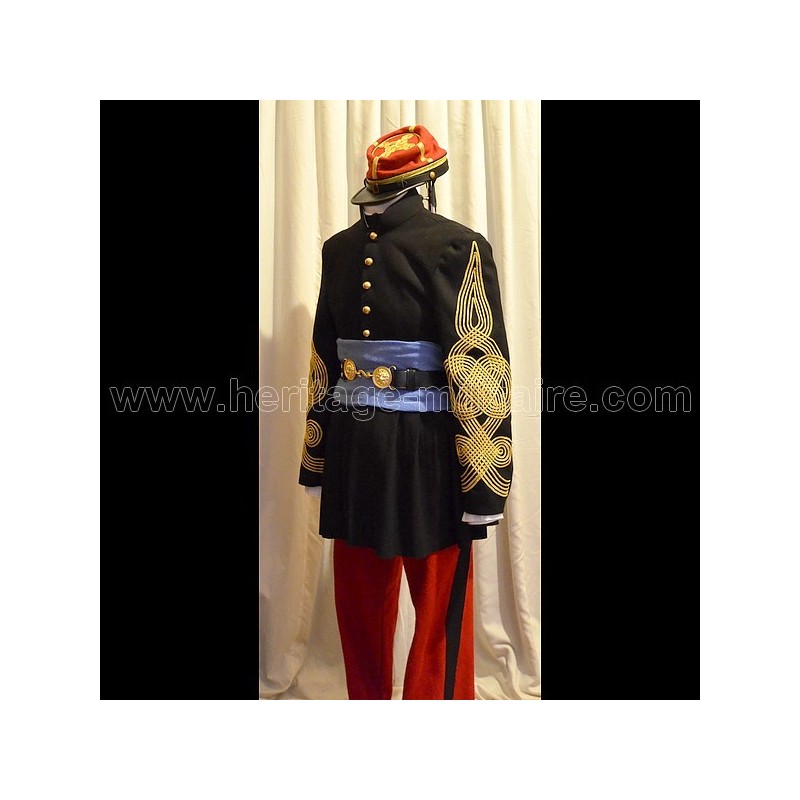 Complete uniform of Colonel of the Zouaves France 1850-1880