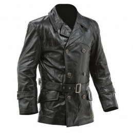 Veste en cuir de pilote de chasse Allemand mod2 WWII