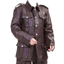 manteau cuir allemand ww2