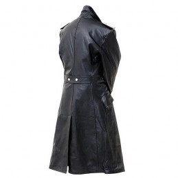 Germain leather officer trench coat WWII