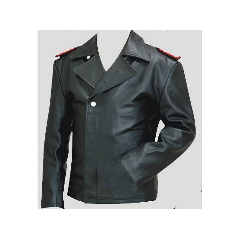 Veste en cuir d'équipage de char allemand WWII