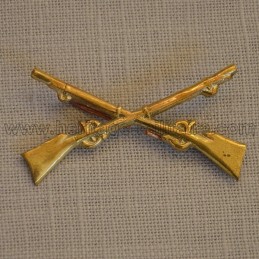 Metal badge of the Infantry Indian War 1872