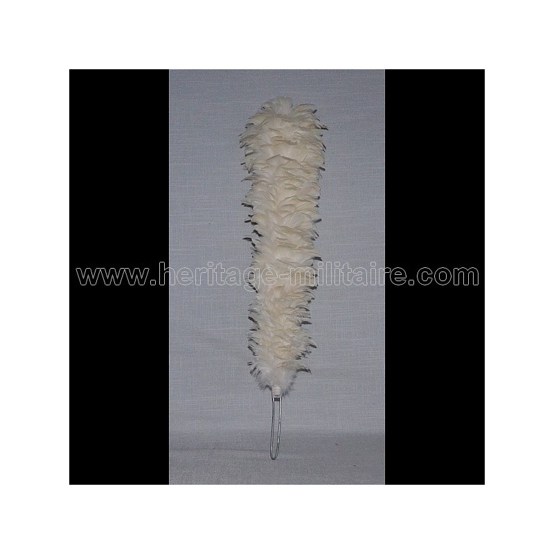 Plumet blanc 40 cm 