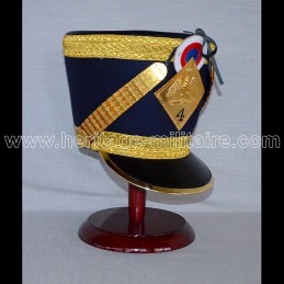 Shako Officier 4ème Hussard N1er