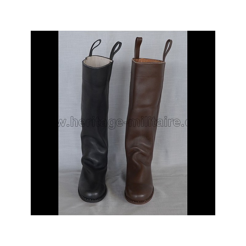 Bottes de cavalerie modèle n°4 bout rond