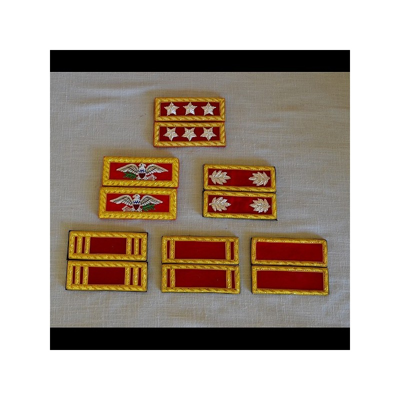 Artillery shoulder boards civil war 1861