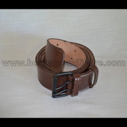 Leather belt brown France 14-18