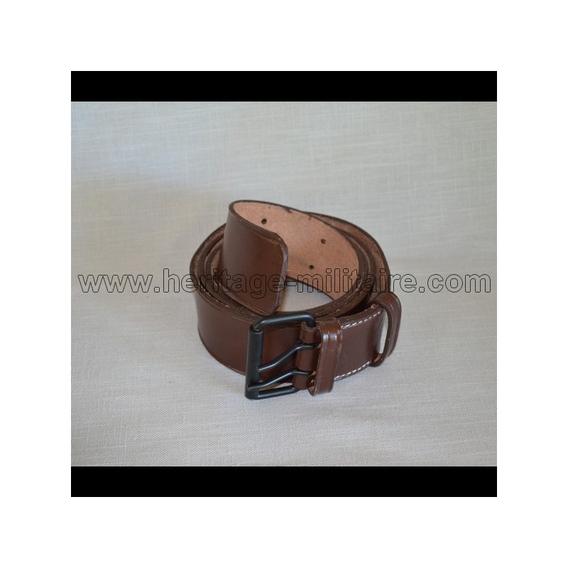 Leather belt brown France 14-18