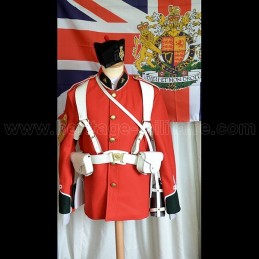 Set uniforme complet British Infantry 24th foot regt Zulu War 