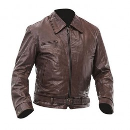 Blouson en cuir de pilote de chasse Allemand WWII mod 2