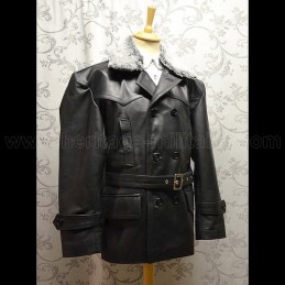 Veste  en cuir Officier "Kriegsmarine" Allemande WWII