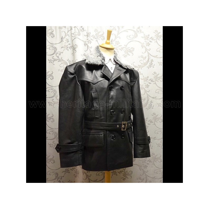 Veste  en cuir Officier "Kriegsmarine" Allemande WWII