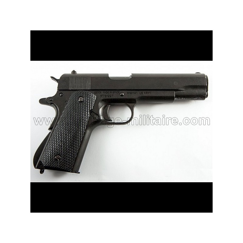 Pistolet 1911 noir Denix Pistolet 1911 noir Denix