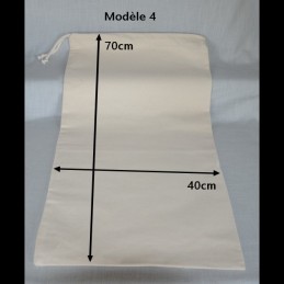 Sacs canevas avec corde 4 tailles aux choix