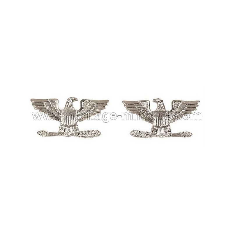 Insignes de grade de col officier COLONEL US WWII