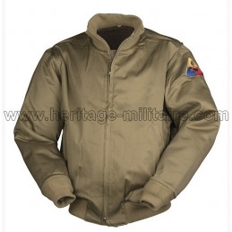 Blouson en cuir pilote de char USA WWII