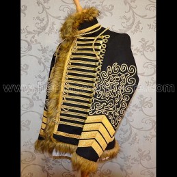 Pelisse officier Hussard Britannique guerre de Crimée 