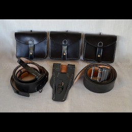 Brown leather full set France 14-18 WWI