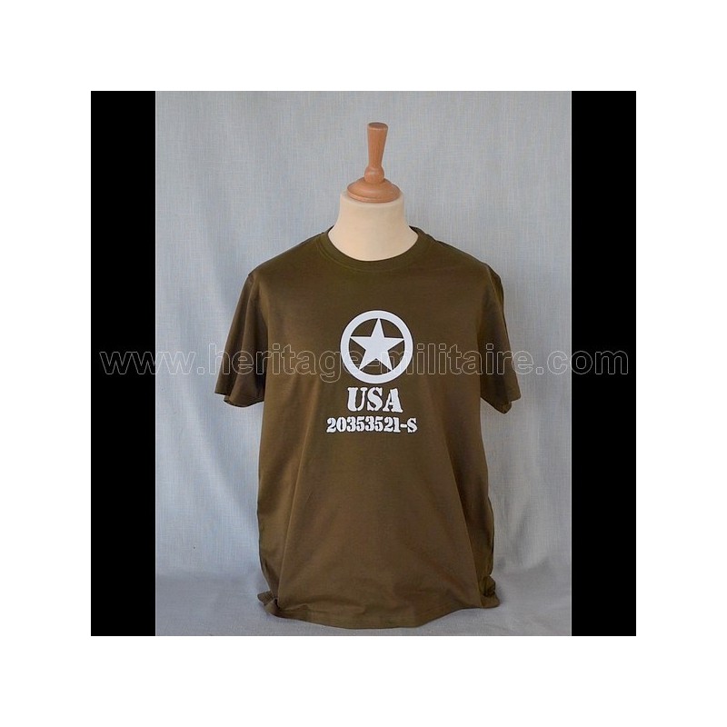 T-Shirt "Allied Star" USA WWII