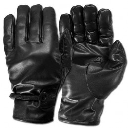 Gants en cuir "Cow-Boys" noir